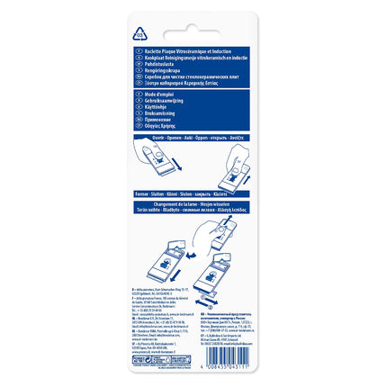 Nettoyant DR BECKMANN Induction & plaque vitro 3 lames