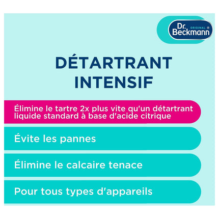 Détartrant DR BECKMANN détartrant intensif