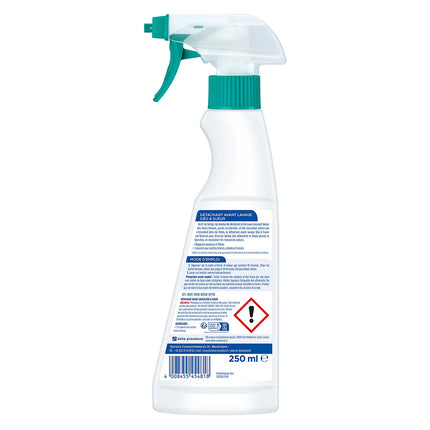 Détachant textile DR BECKMANN Spray Avant-Lavage Déodorant & Sueur 250ml