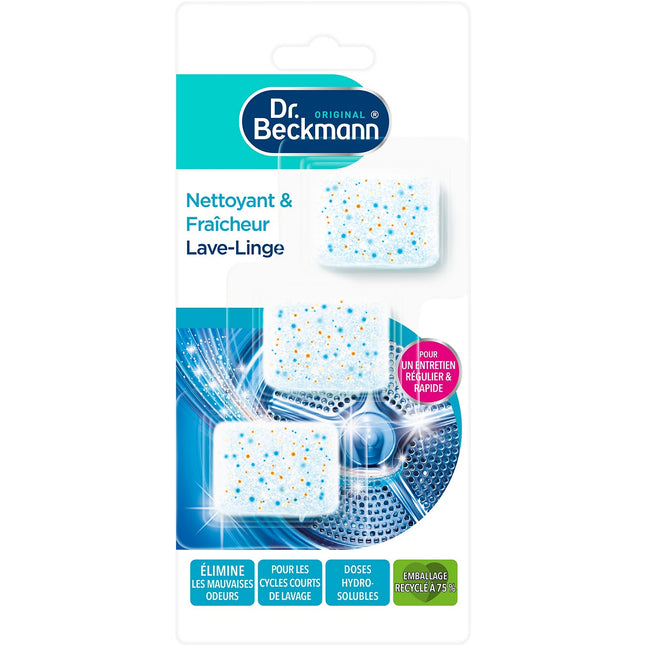Nettoyant lave linge DR BECKMANN lave-linge fraicheur caps x3