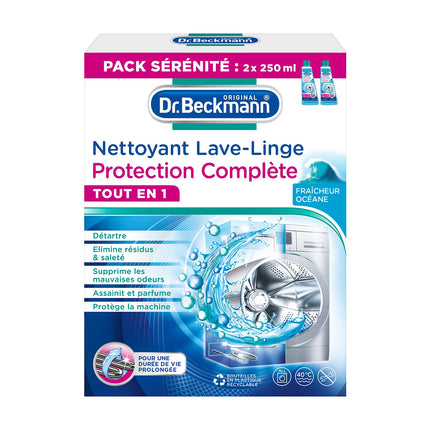Nettoyant lave linge DR BECKMANN Protection Complète Duo Pack 2x250ml