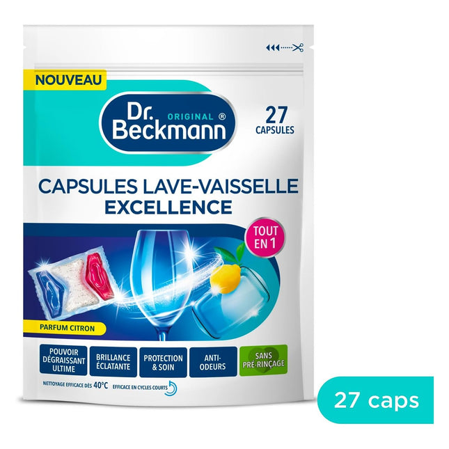 Nettoyant DR BECKMANN Lave-Vaisselle EXCELLENCE x27 lavages