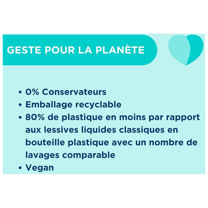 Lessive DR BECKMANN Feuilles Magiques - L'Eclatante x80 lavages (60+20)