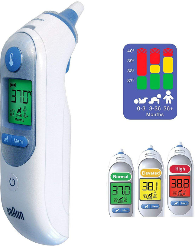 Thermomètre BRAUN Thermoscan 7 auriculaire noir