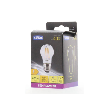 Ampoule XAVAX LED E27 4W Goutte