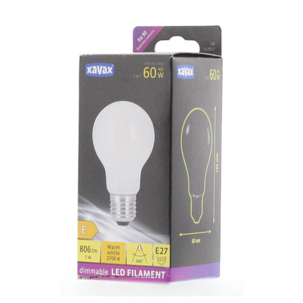 Ampoule XAVAX LED E27 6.5W CLAS
