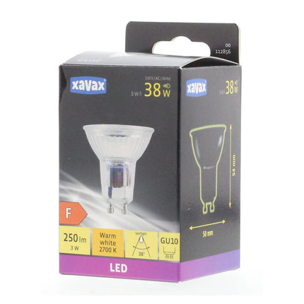 Ampoule XAVAX LED GU10 3W PAR16
