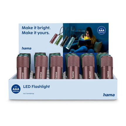 Lampe torche HAMA torche LED FL-25 aluminium