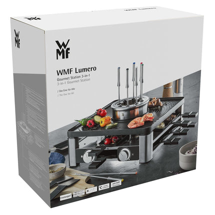 Raclette Fondue WMF LUMERO Station Gourmet 3-en-1 0415480011