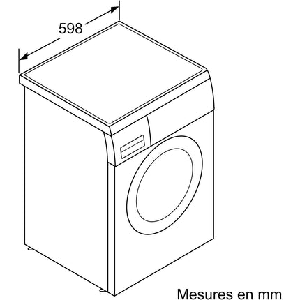 Lave linge hublot SIEMENS WM14N218FF IQ300 Reconditionné