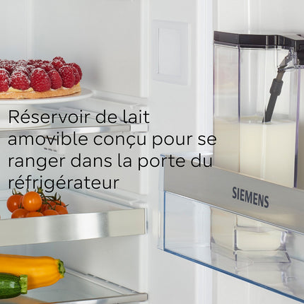 Expresso Broyeur SIEMENS EQ500 integral Inox/Noir lustré TQ515R03