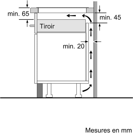 Plaque induction NEFF T59TS5RN0 N90 Reconditionné