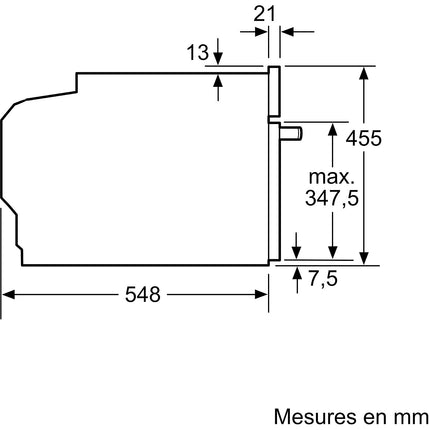 Four micro onde combiné NEFF C24MR21N0 série N70 Circo Therm
