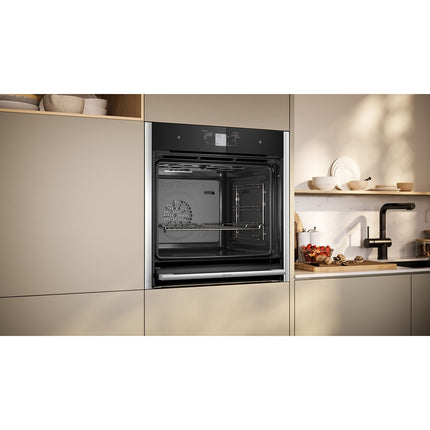 Four encastrable fonction vapeur NEFF B64FT33N0 N90 porte coulissante