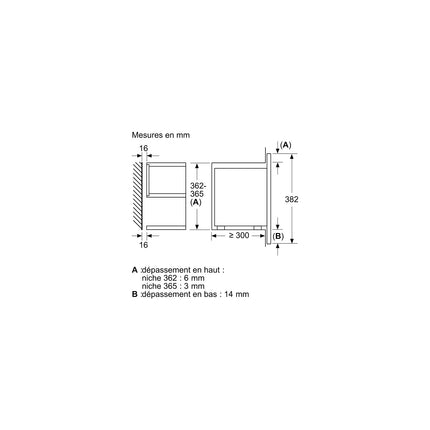 Micro ondes encastrable BOSCH BFL7221B1, Série 8, AutoPilot7