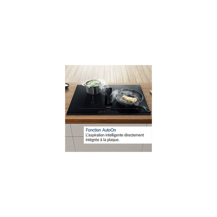 Plaque induction aspirante BOSCH PVQ811H26E, Série 6, PerfectFry Plus Sensor
