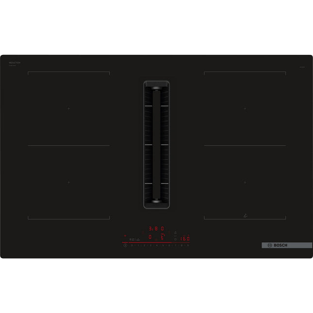 Plaque induction aspirante BOSCH PVQ811H26E, Série 6, PerfectFry Plus Sensor