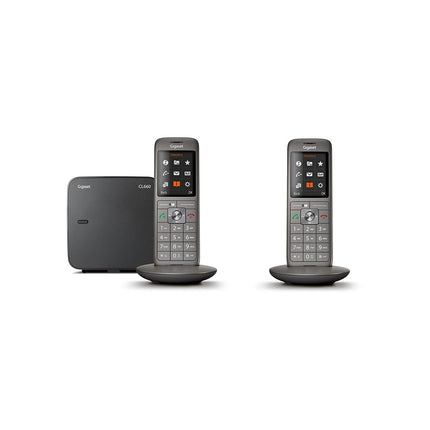 Téléphone sans fil GIGASET CL660 DUO ANTHRACITE