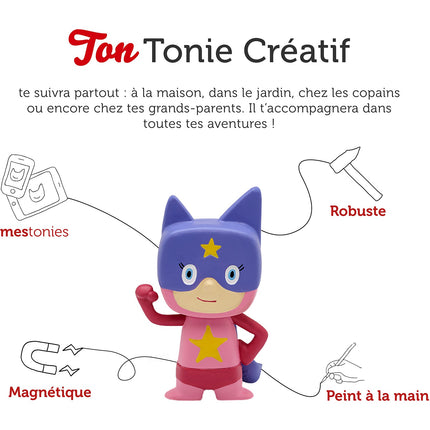 Figurine TONIES Créatif - Super-héros rose
