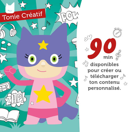 Figurine TONIES Créatif - Super-héros rose
