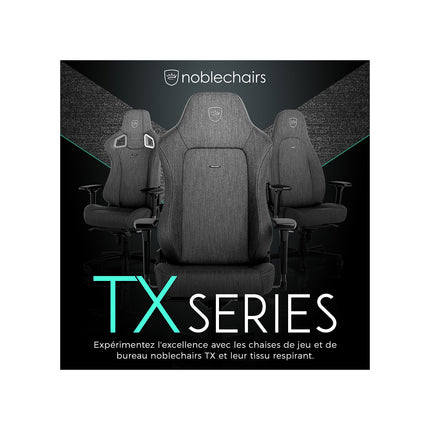 Chaise gaming NOBLECHAIRS ICON TX Anthracite