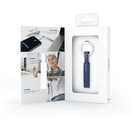 Adaptateur USB C/Lightning/Micro USB VONMAHLEN 5 en 1 Bleu