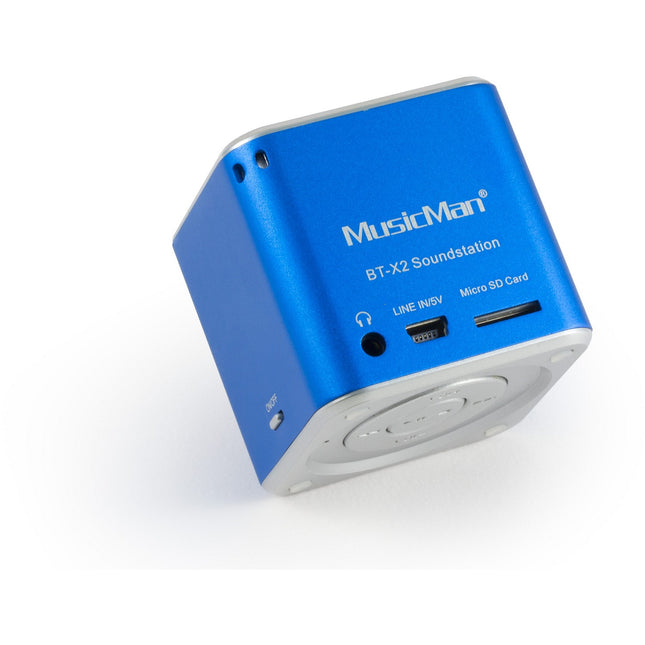 Enceinte MUSIC MAN SoundStation Bleu BT
