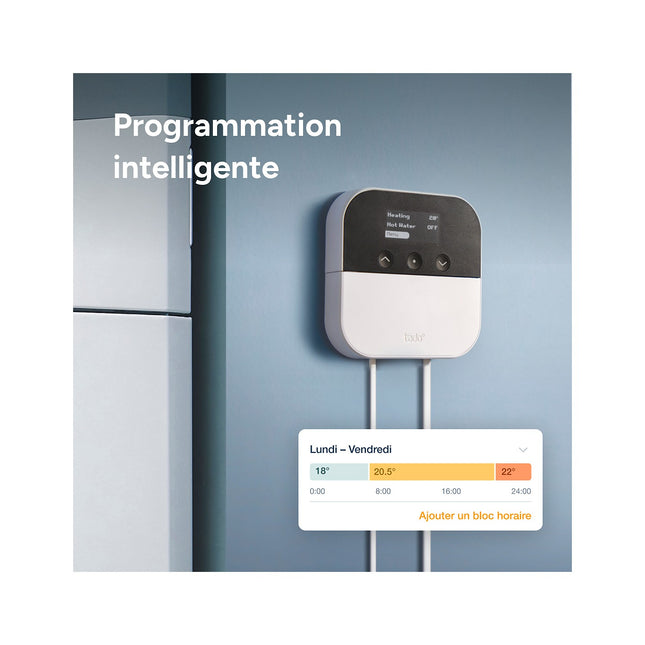 Commande intelligente TADO Optimiseur de Pompe à chaleur X
