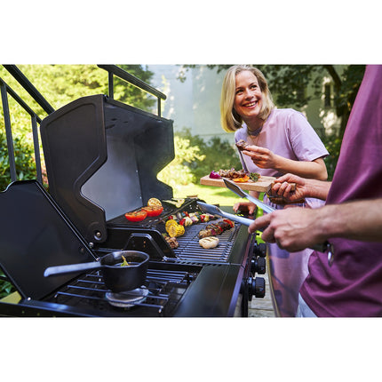 Barbecue gaz CHAR BROIL Essential 3G, sur chariot, 4 brûleurs dont 1 latéral, surface de cuisson 64 x 45 cm
