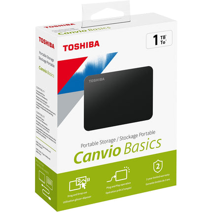 Disque dur externe TOSHIBA 1To Canvio Basics