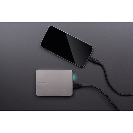 Disque dur externe TOSHIBA 4 To Canvio FLex Silver USBC A