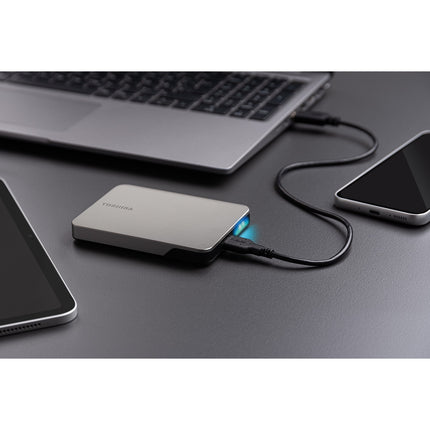 Disque dur externe TOSHIBA 4 To Canvio FLex Silver USBC A