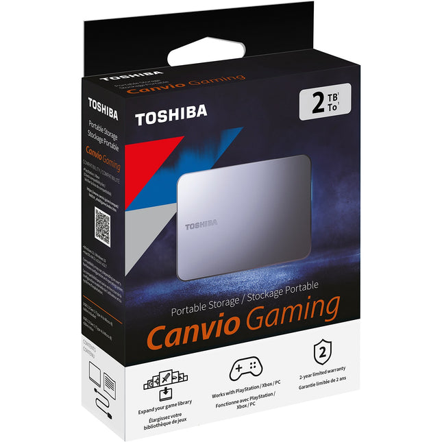 Disque dur externe TOSHIBA 2To Canvio Gaming Xbox PlaySation PC