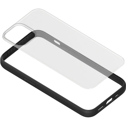 Coque bumper WOODCESSORIES iPhone 14 Plus transparent noir