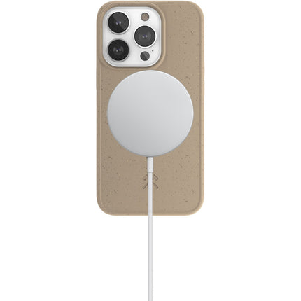 Coque bumper WOODCESSORIES iPhone 14 Pro BioCase Taupe