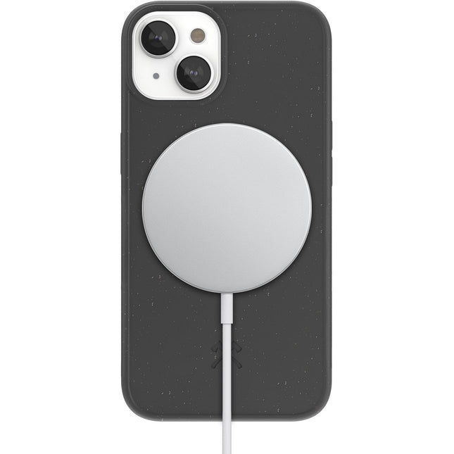 Coque bumper WOODCESSORIES iPhone 14 Plus BioCase noir