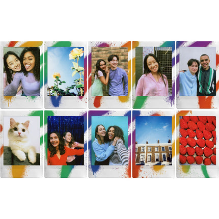 Papier photo instantané FUJIFILM Film Instax Mini Spray Art WW1 (x10)