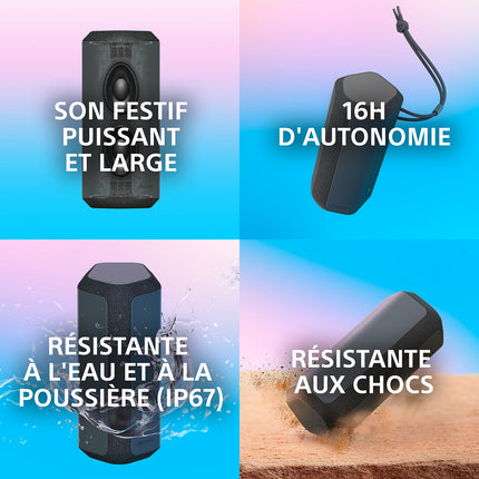 Enceinte portable SONY SRS-XE200 Gris Perle