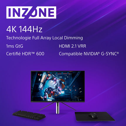 Ecran PC Gamer SONY INZONE M9 Plat 27'' IPS