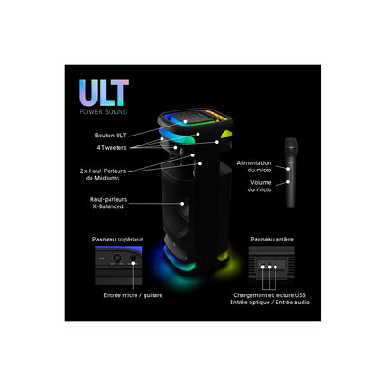 Enceinte sono SONY ULT TOWER 10 Noir