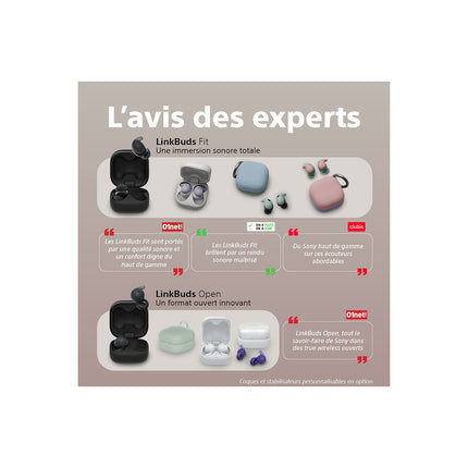Ecouteurs SONY Linkbuds Fit