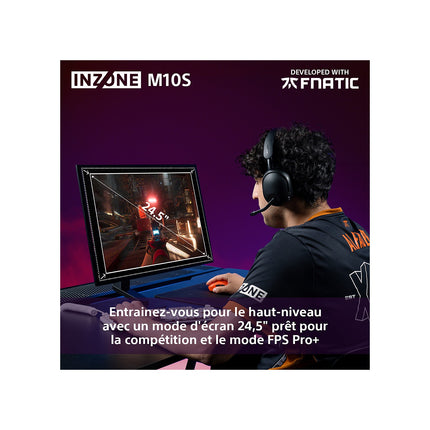 Ecran PC Gamer SONY INZONE M10S 27" QHD 480Hz OLED HDR True Black 400 HDMI 2.1 G-Sync