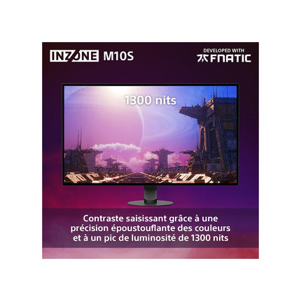 Ecran PC Gamer SONY INZONE M10S 27" QHD 480Hz OLED HDR True Black 400 HDMI 2.1 G-Sync