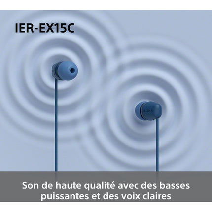 Ecouteurs SONY IER EX15C Noir