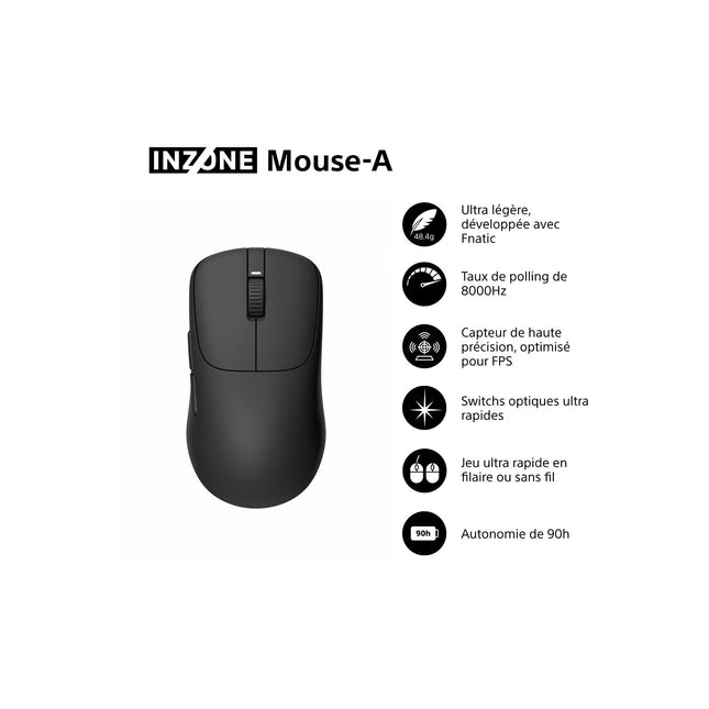 Souris Gamer Sans Fil SONY INZONE MOUSE-A