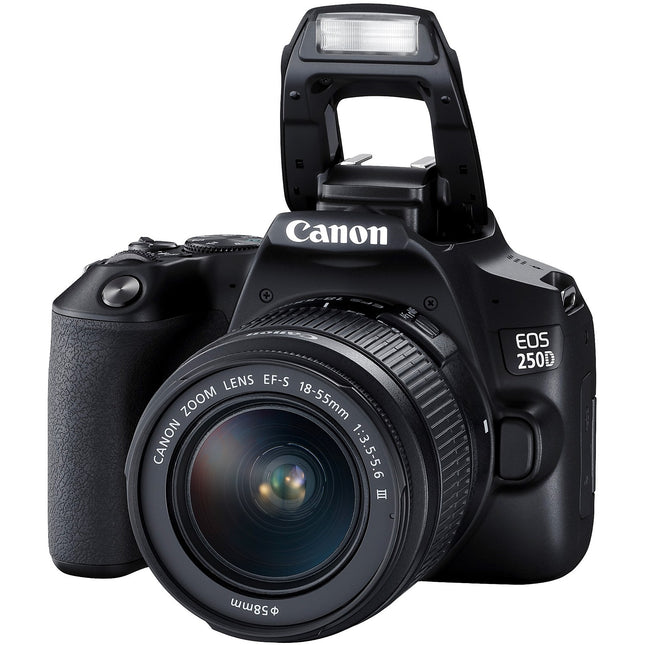Appareil photo Reflex CANON EOS 250D Noir + 18-55mm IS STM Reconditionné