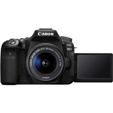 Appareil photo Reflex CANON EOS 90D + EF-S 18-55mm IS STM Reconditionné