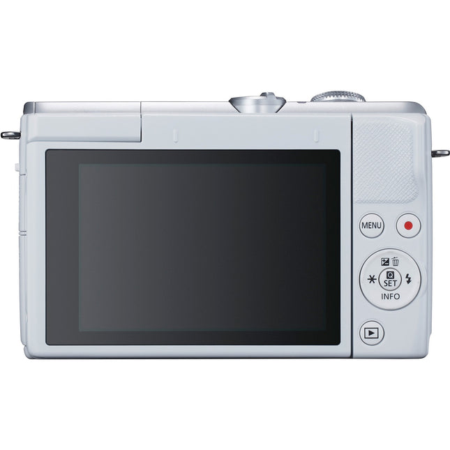Appareil photo Hybride CANON EOS M200 Blanc + EF-M 15-45mm IS STM Reconditionné