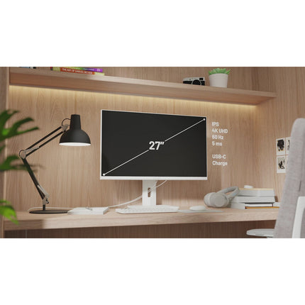 Ecran PC 4K JAPANNEXT JN-IPS270UHD60F-C65W-HSP-W Plat 27"