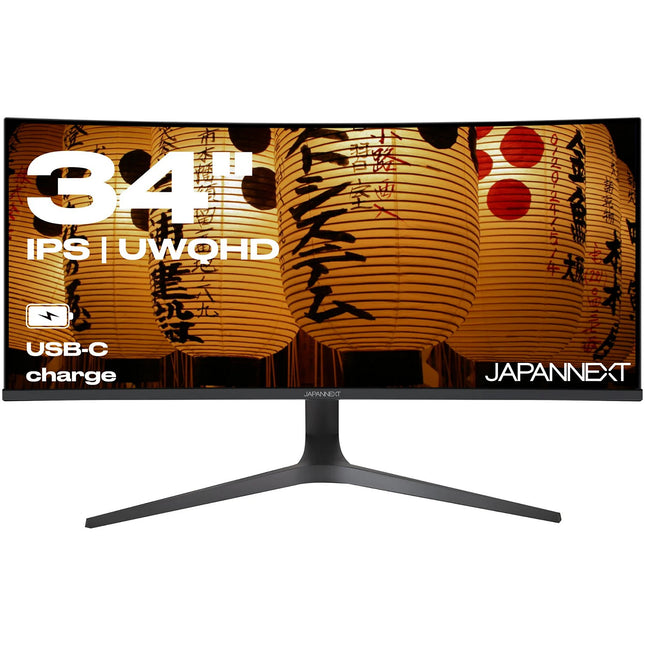 Ecran PC JAPANNEXT JN-IPS340UWQHD60C-C65W-HS Incurvé 34"